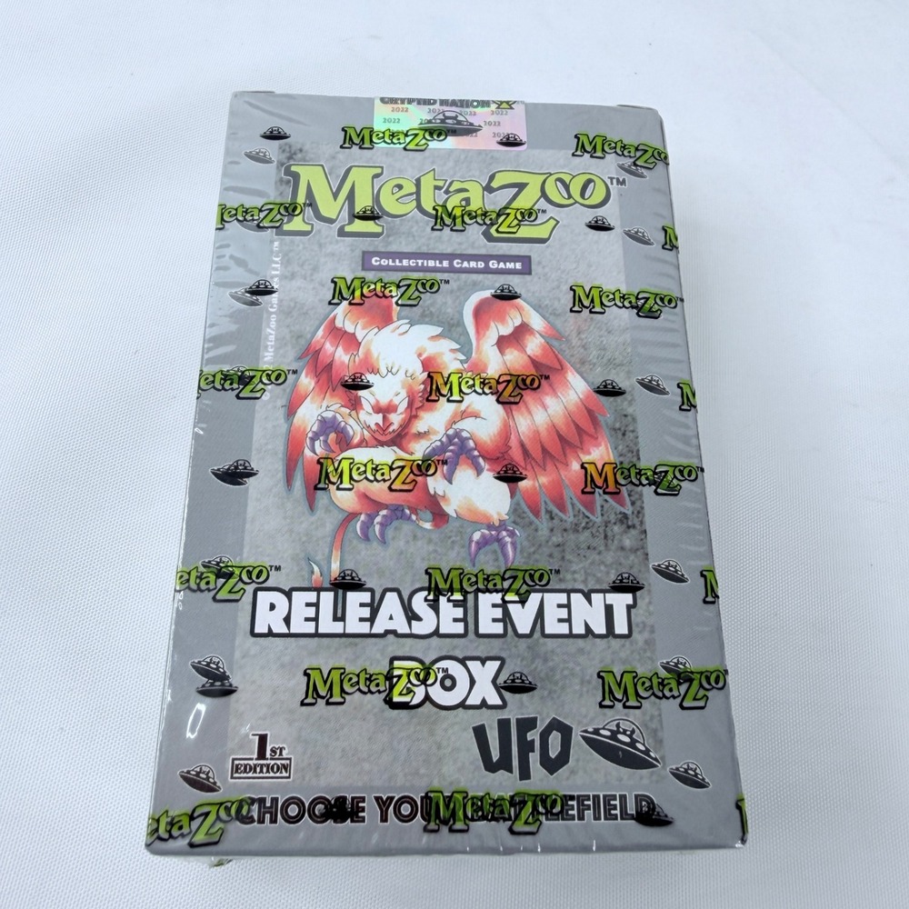 MetaZoo Cryptid Nation UFO Release Event Box 1st Edition Sealed TCG 2022